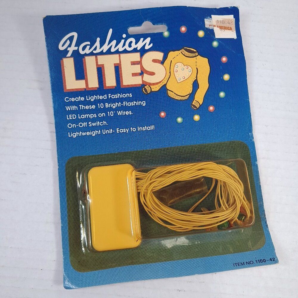 New Darice Fashion Lites for lighted‎ fashions clothing 10 bright flashing LEDs